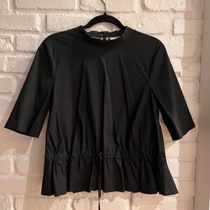 HD in Paris Black Peplum Blouse